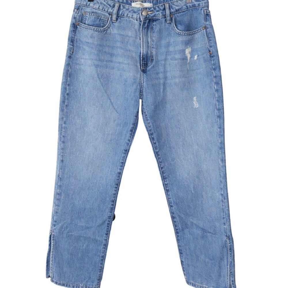 Women's Straight Leg Jeans - Blue